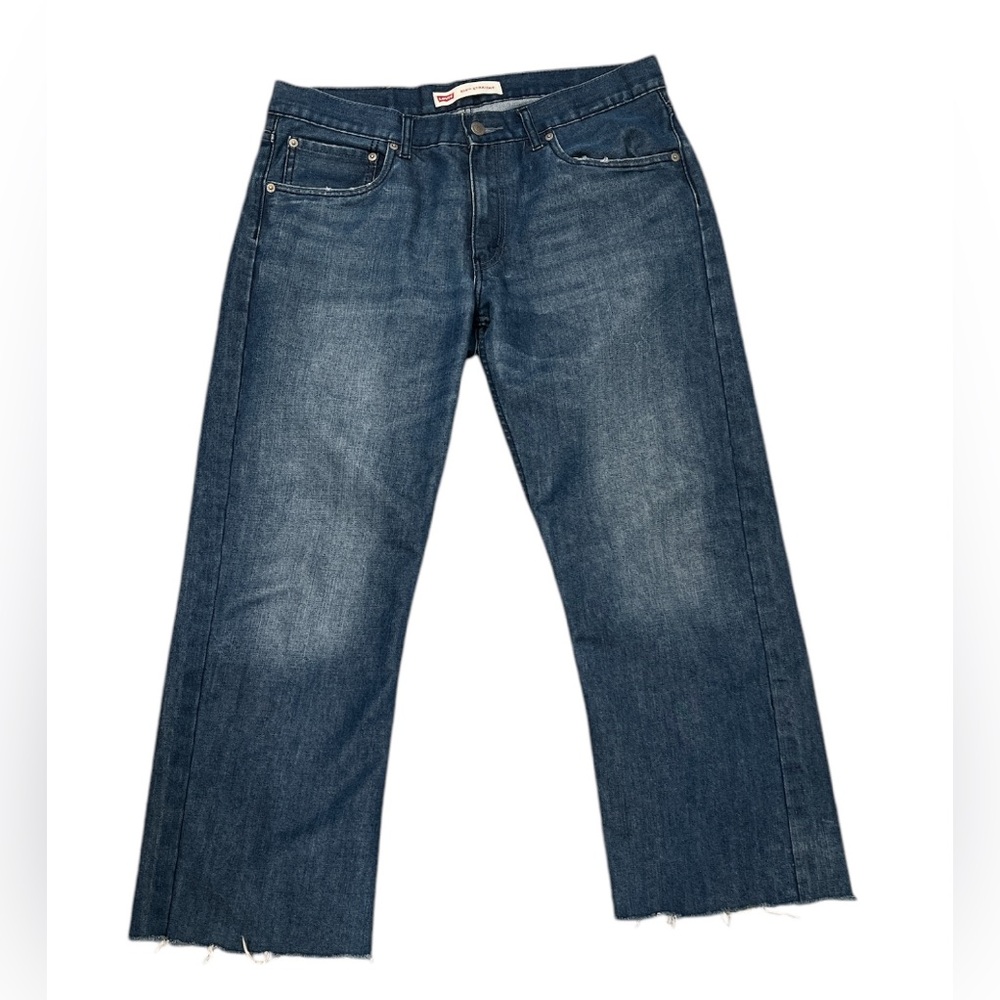 Levis Denim 514 straight 16H 34W 28L UNISEX DENIM JEANS RAW HEM